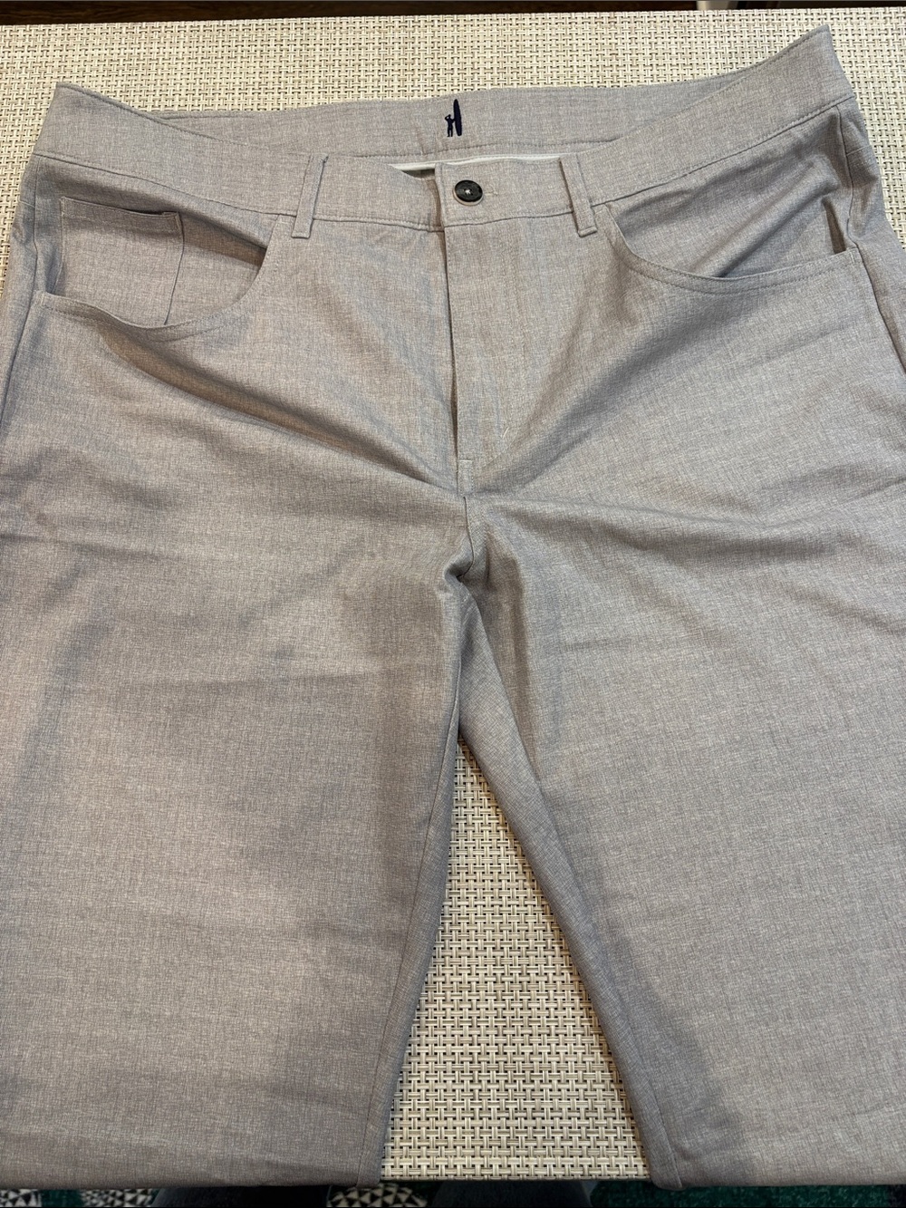 Men's Light Gray Chinos - Classic Straight Fit